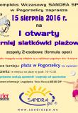 Sandra Beach - I otwarty turniej siatkówki plażowej